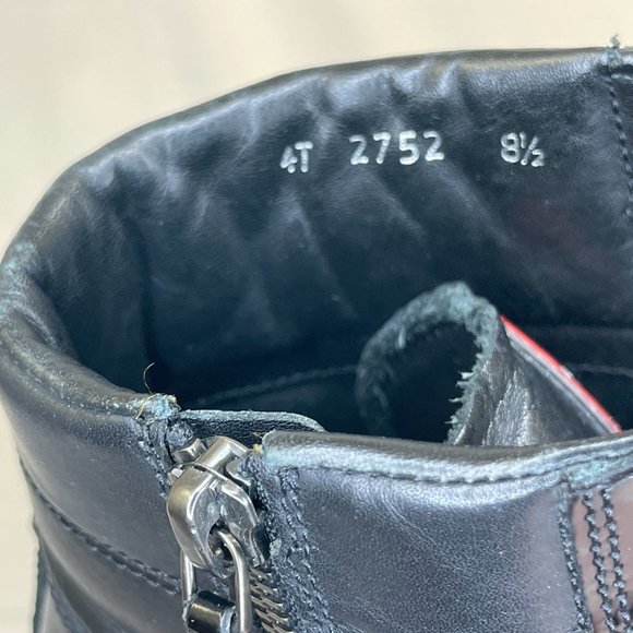 Prada Black Leather High Tops - Picture 4 of 5